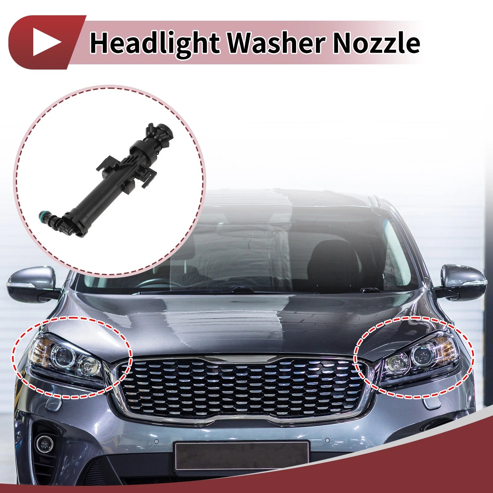 Headlight Washer Nozzle for Audi Q5 (2009–2017) No. 8R0955101A