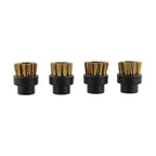 Set of 4 Round Wire Brushes for Dupray Steam Cleaner