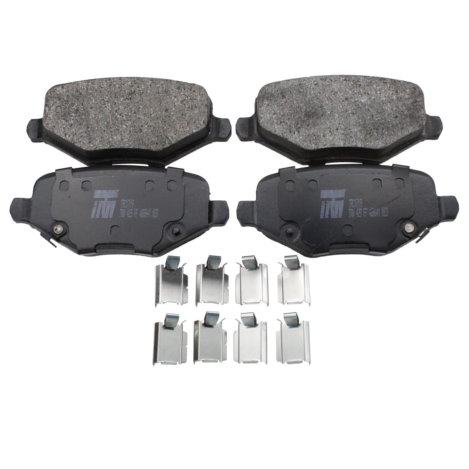 Set of 4 TRW Pro Rear Ceramic Brake Pads for Chrysler Dodge Journey Ram C/V VW Routan (2009–2020)