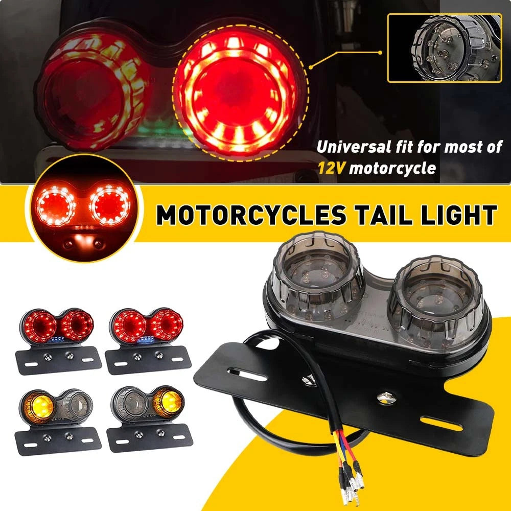LED Turn Signal Tail Brake Light for Yamaha V Star 250 650 950 1100 (2000–2023)