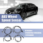 Set of 4 ABS Wheel Speed Sensors No. 47900ZX70A for Nissan 