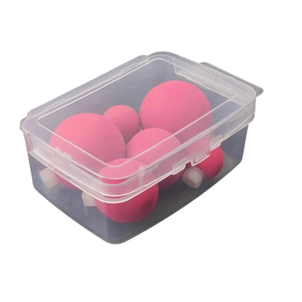 Set of 6 EVA Fishing Float Balls for Quick Release Fly Fishing (17mm, 24mm, 32mm)