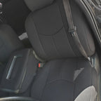 Set of 4 Black Cloth Seat Covers for Chevy Silverado 1500 (1999-2006)