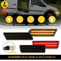 Set of 4 Smoke Side Marker Lights for Ford Transit Connect (2010–2013)
