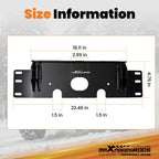 Black Steel Plow Mount for Polaris Sportsman 335 500 570 700 (1998–2024)