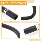Cooler Hose for Ford Mondeo (2000–2007) No. 1S718C012DD Rubber Black