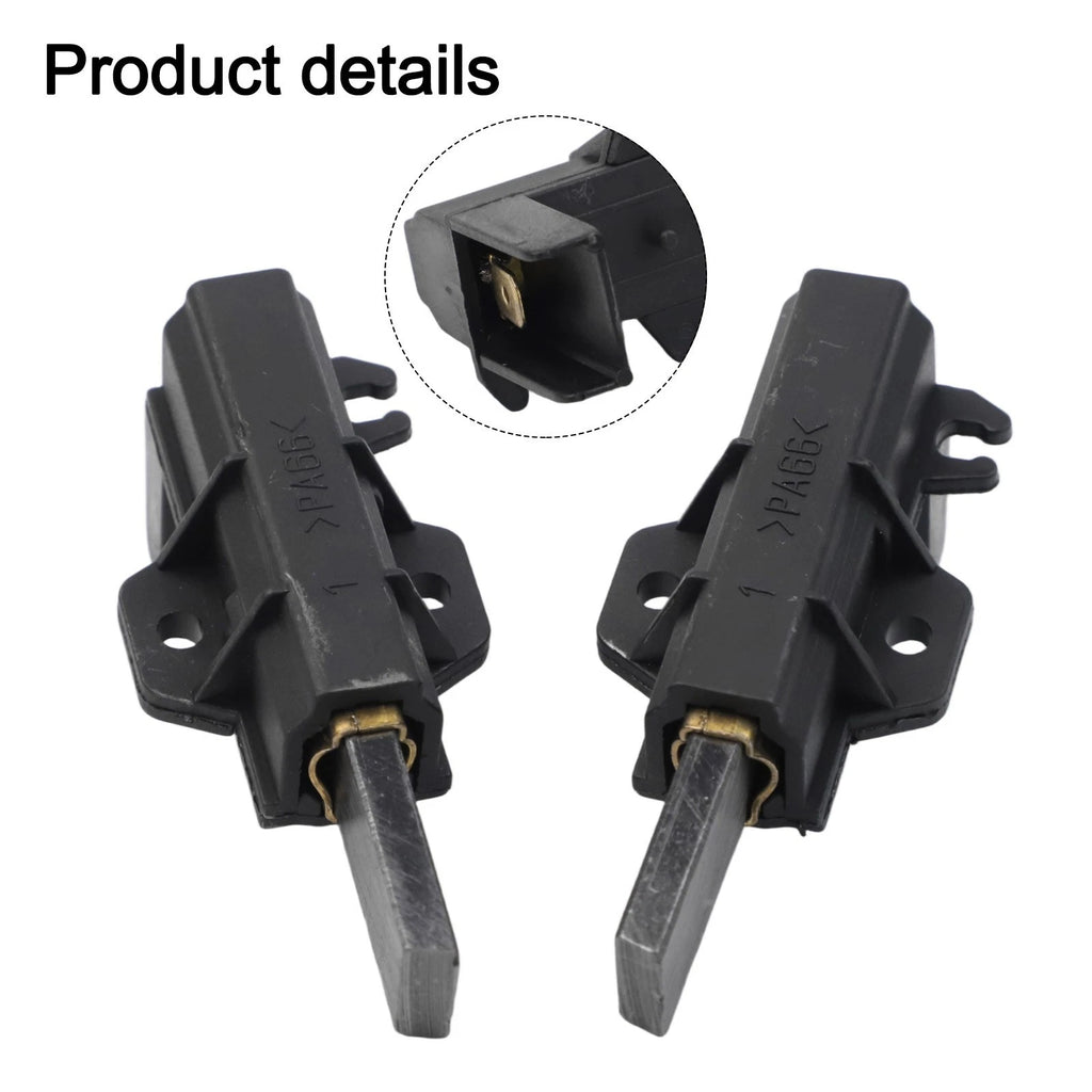 2pcs Carbon Brushes for WF80F5E2W4X Washing Machine (8kg)