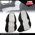 Set of 2 Car Seat Covers for Ford Ranger (1998–2003) Black/Silver High Back