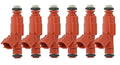 Set of 6 Gasoline Injectors for Dodge Dakota Ram 1500 2500 Van (1997–2004)