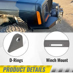 Front Winch Bumper Kit for Jeep Cherokee XJ (1984–2001)