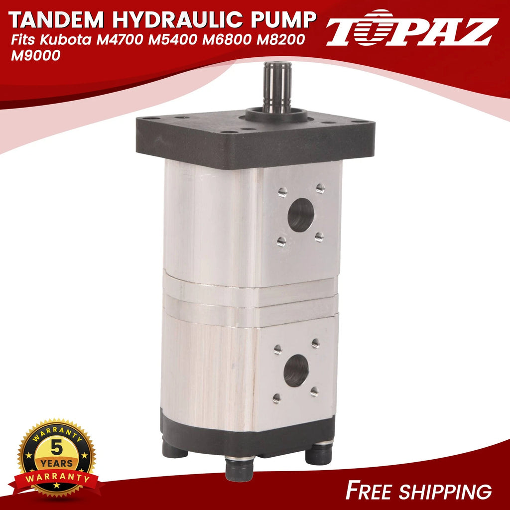 Tandem Hydraulic Pump for Kubota M4700 M5400 M6800 M8200 M9000
