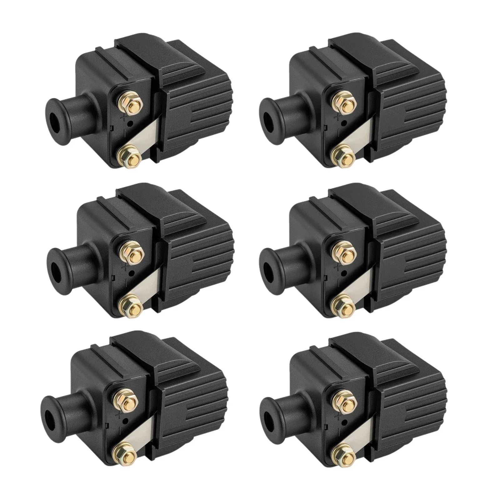 Ignition Coils 6-Pack for Mercury Outboard 25Hp Engine (1980–2006)