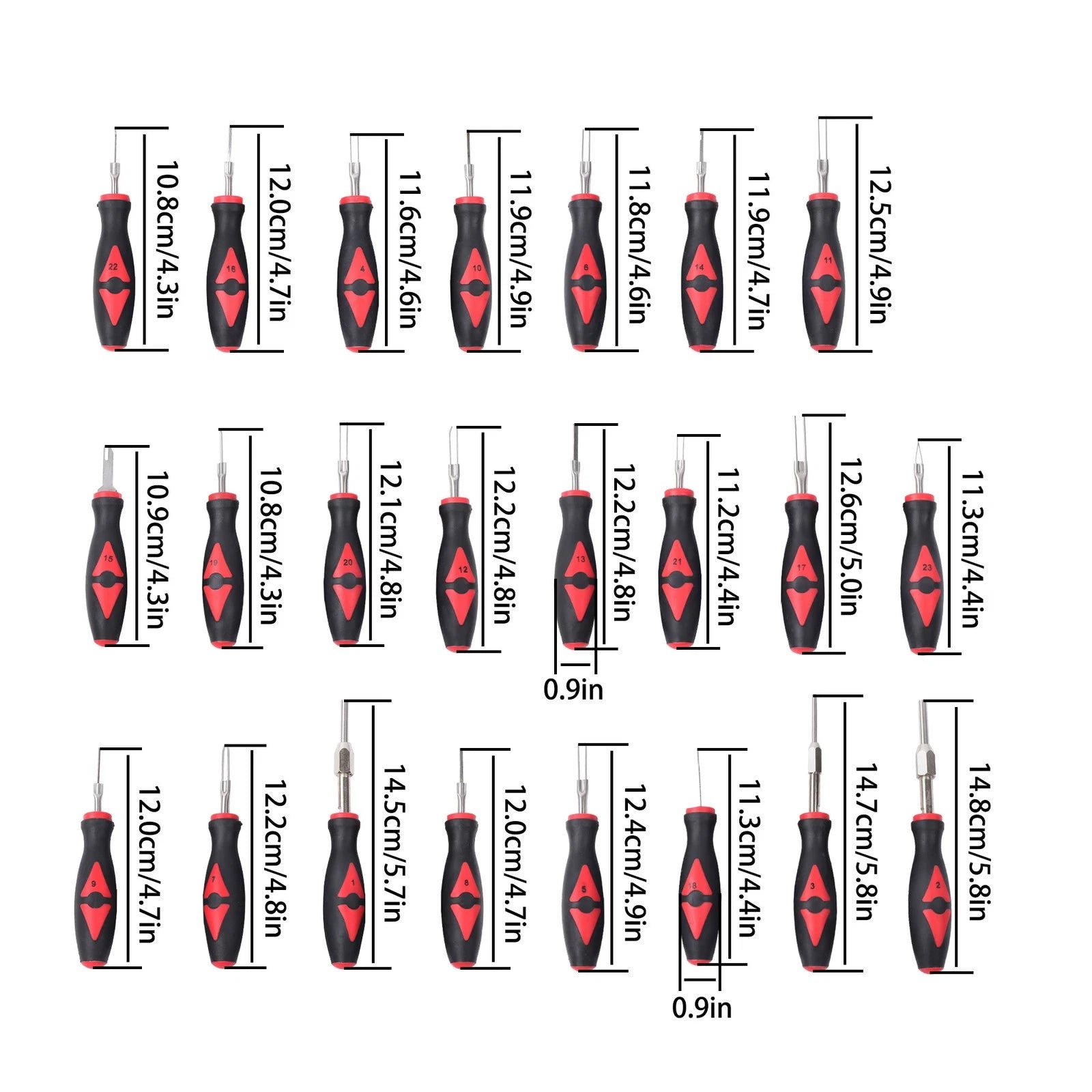 23pcs Universal Terminal Release Tool Set for Automotive Connectors