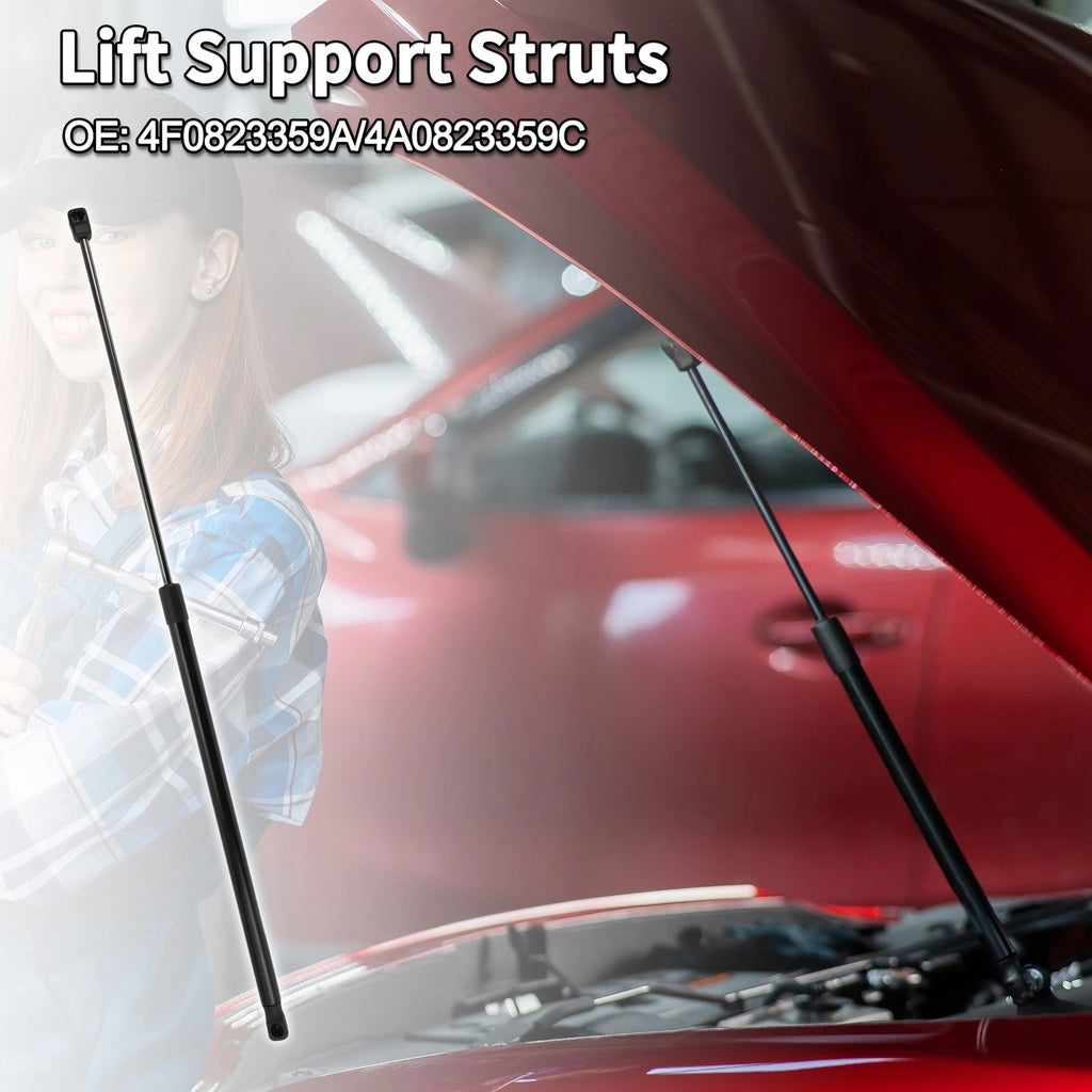 Set of 2 Front Hood Lift Supports Struts 4F0823359A/4A0823359C for Audi A6 S6 (2005–2011)