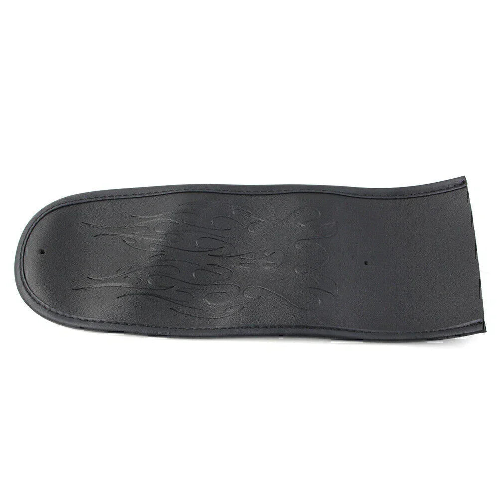 Leather Cushion Rear Flame Stitching for Harley Dyna Fat Bob & Street Glide