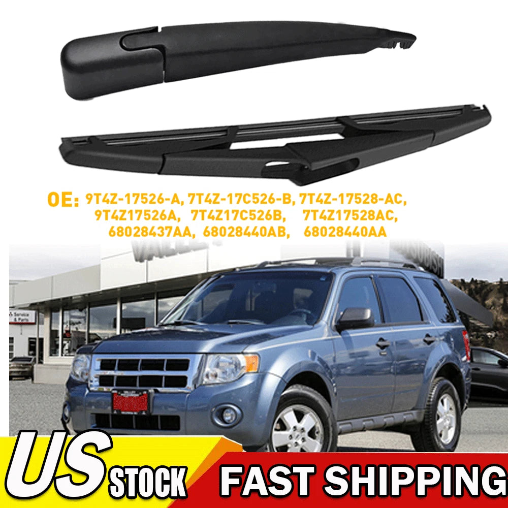 Rear Window Wiper Arm Blade Kit for Ford Escape Mariner (2008–2012)