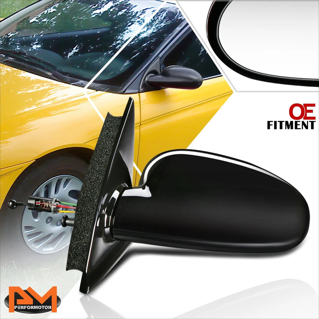 Left Manual Side View Door Mirror for Saturn SC Coupe (1997–2002)