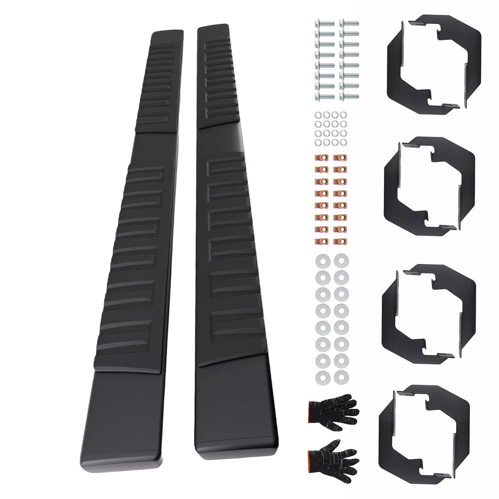 Set of 2 Wide Running Boards for Chevy Colorado/GMC Canyon (2015–2026)