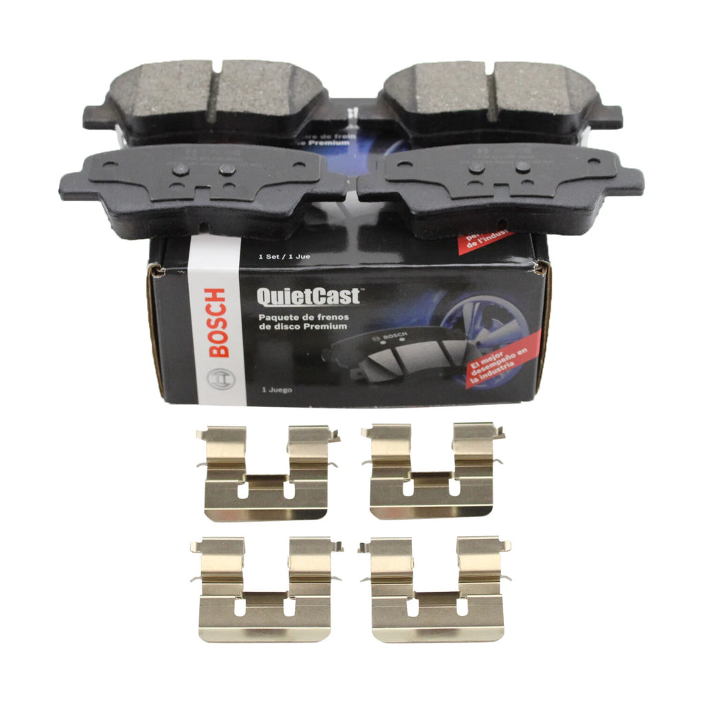 Bosch QuietCast Rear Ceramic Brake Pads for Elantra GT Veloster Forte Koup Soul (2013–2019)