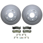 Front Brake Kit 330mm Disc Rotors & Bosch Ceramic Pads for Silverado Sierra 1500 (2014–2019)