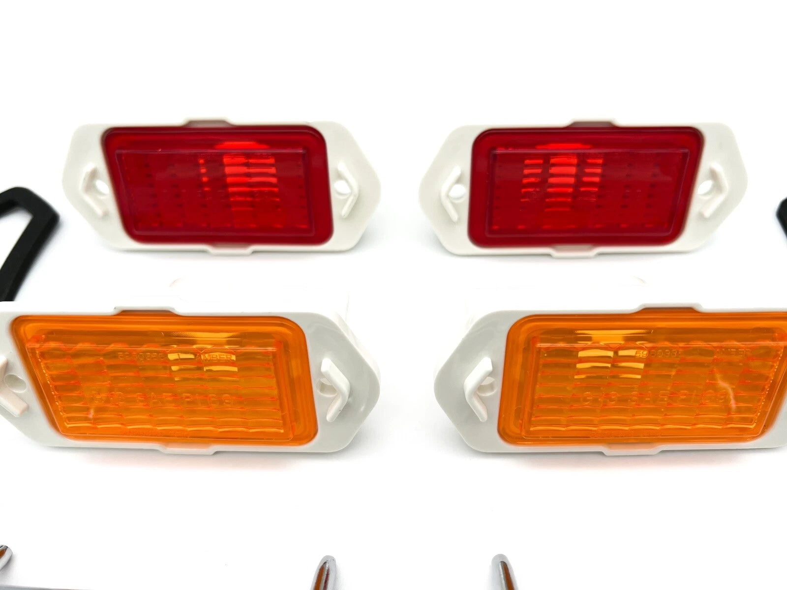 Side Marker Light Lamps Front and Rear Set for 1969 Chevrolet Camaro