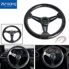 6 Bolt 14 Inch Universal Forged Carbon Fiber Racing Steering Wheel