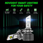 2X 9005 HB3 LED Headlight Bulbs for NOVSIGHT (6500K)