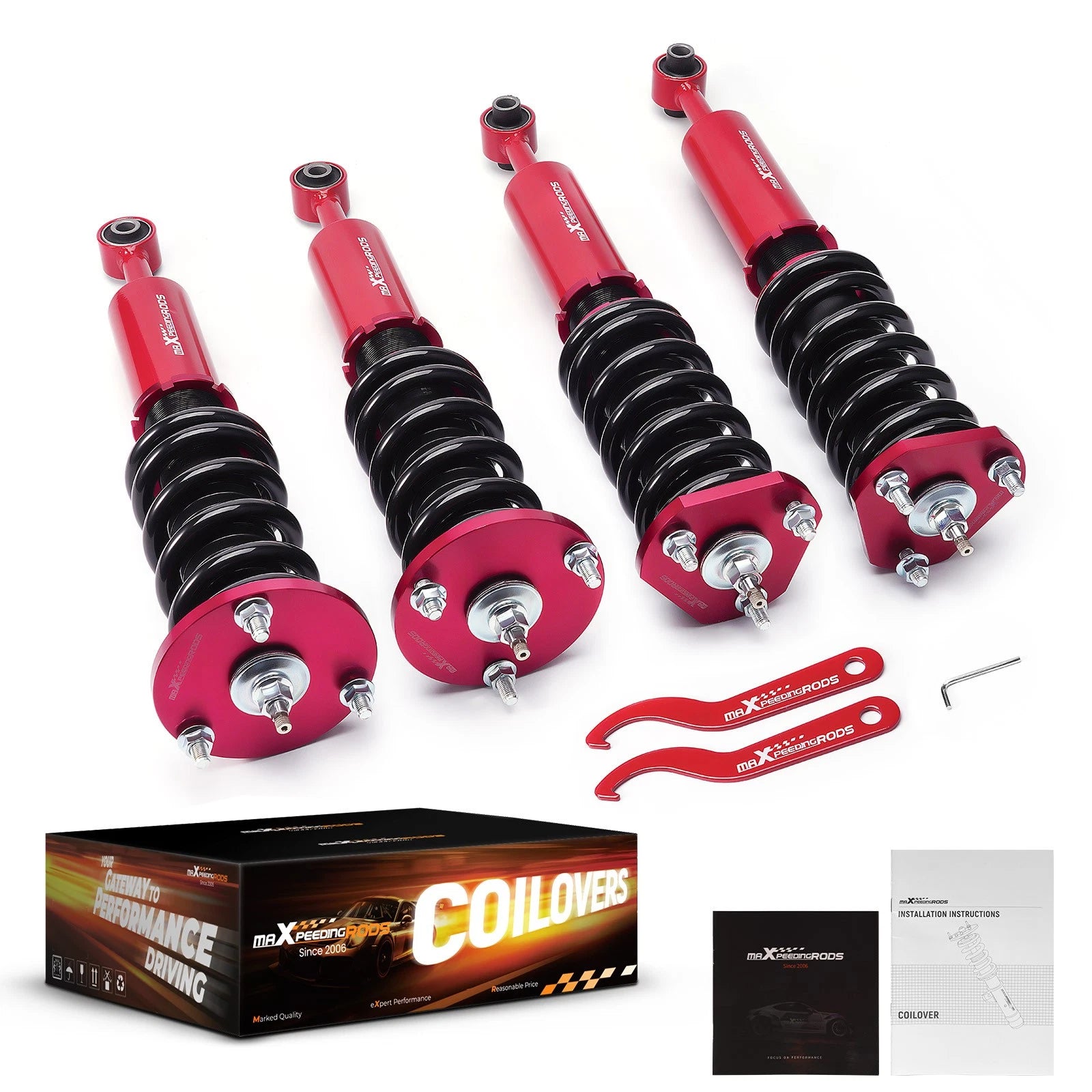 Adjustable Coilover Struts Shocks Kit for Lexus IS250 IS350 (2006-2013)