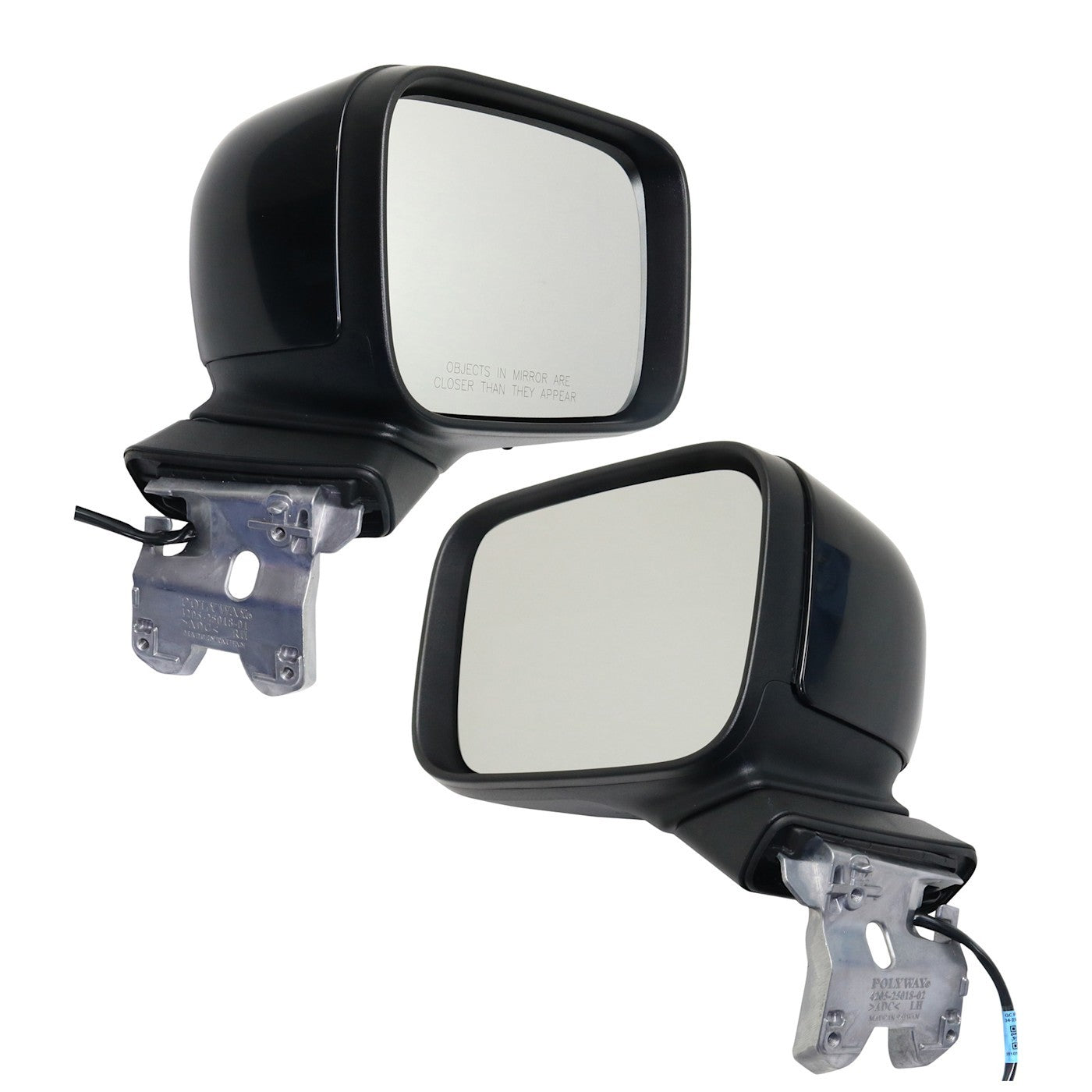 Set of 2 Mirrors for Jeep Renegade (2015–2018) Paintable