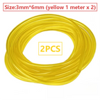 Replacement Fuel Hose 3mm x 5mm for Lawn Mower (Carburetor, Fuel Cup)