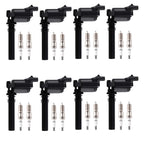 8pcs Ignition Coils + 16pcs Spark Plugs for 2005 Chrysler 300 V8 5.7L 56028394A