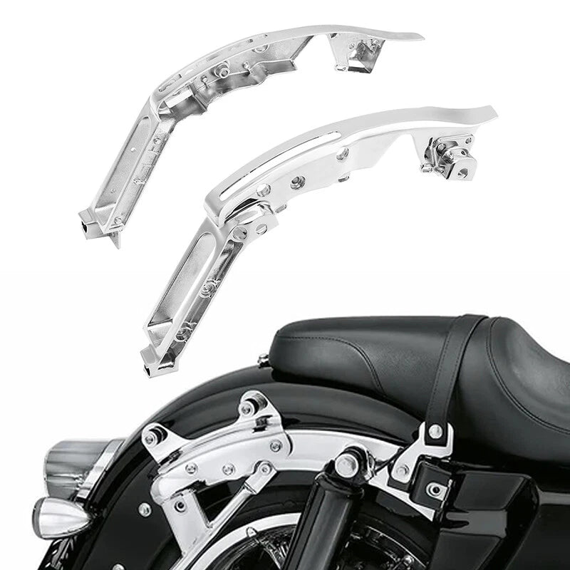Chrome Rear Fender Support Bracket for Harley Street Road Glide (2014–2025)