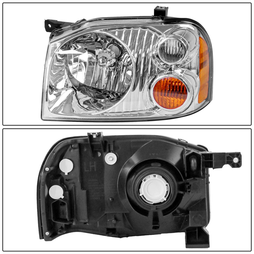 Set of 2 Headlights for Nissan Frontier (2001–2004)