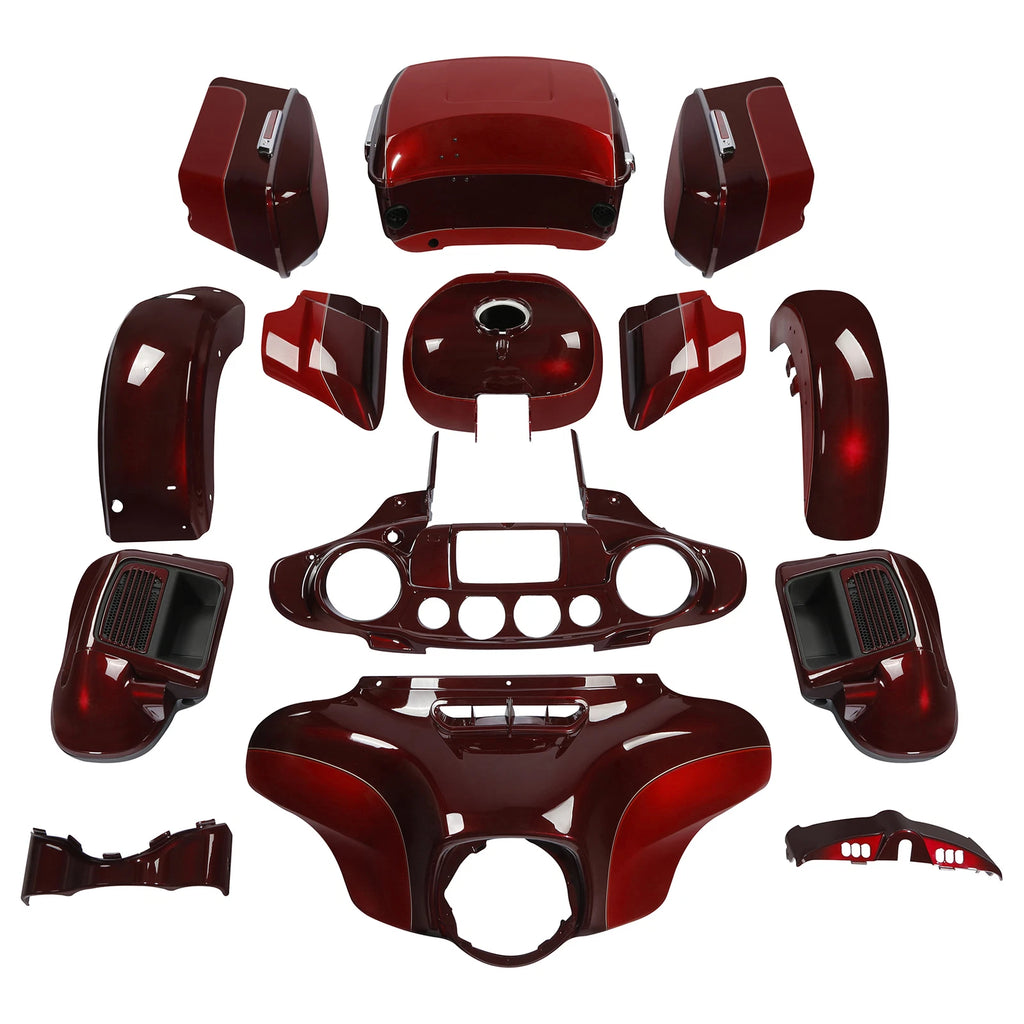 Fairing Bodywork for Harley Electra Glide (2014–2023) Mysterious/Velocity Red Sunglo