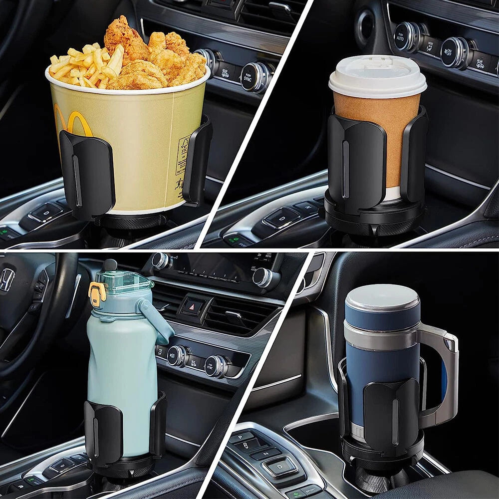 Cup Holder Expander Adapter for Universal Fit (Large Bottles/Mugs)