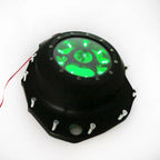 Green LED Clear Engine Clutch Cover for Suzuki GSXR1300 Hayabusa (1999–2020)