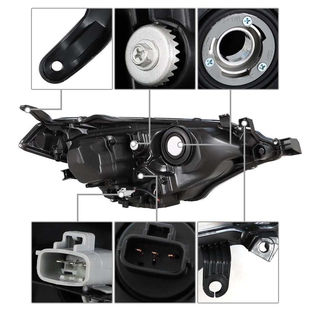 LED Headlight for Toyota Corolla (2014–2016) Left Side Clear Lens