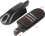 Black Rubber Foot Pegs Set for Harley Electra Glide