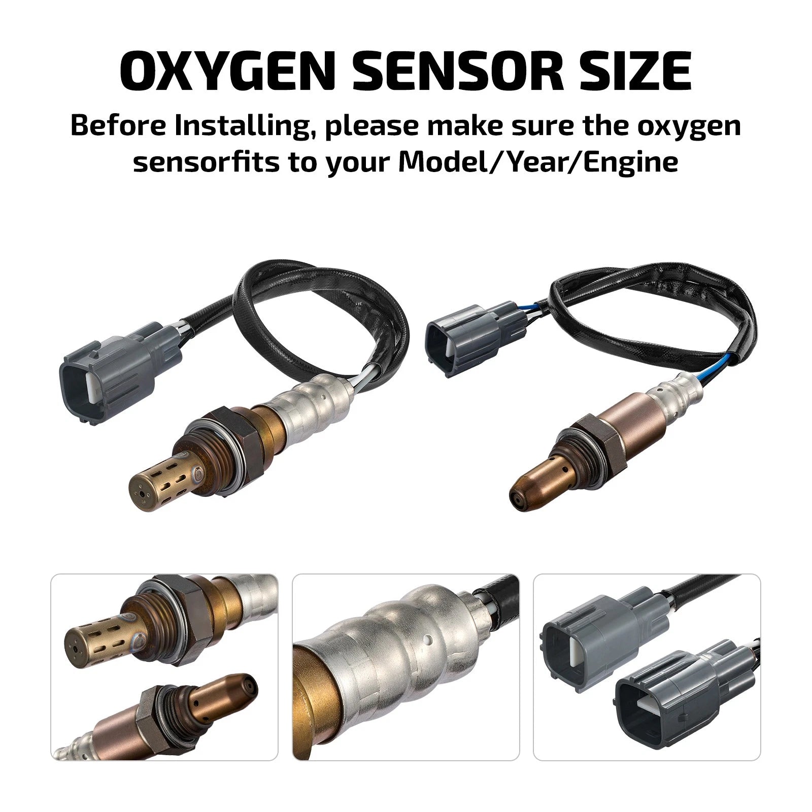 2X Up Down O2 Sensor for Toyota Camry (1994–2006) & Geo Prizm (1995–1997)