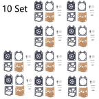 Set of 10 Carburetor Diaphragm Kit for Chainsaw 38/45/52/58 4500 5200 5800