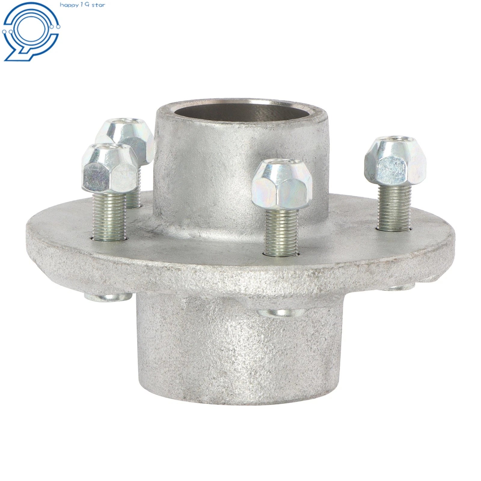 3500 lbs Spindle Trailer Hub for 5 on 4.5" Axles (Galvanized)
