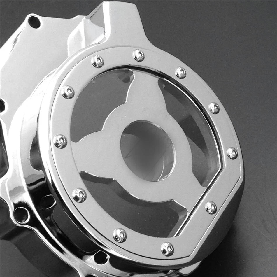 Chrome Left Engine Stator Cover for Suzuki GSXR 400 600 750 1000