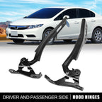 Pair Hood Hinges for Honda Civic (2012–2015) HO1236127 HO1236128