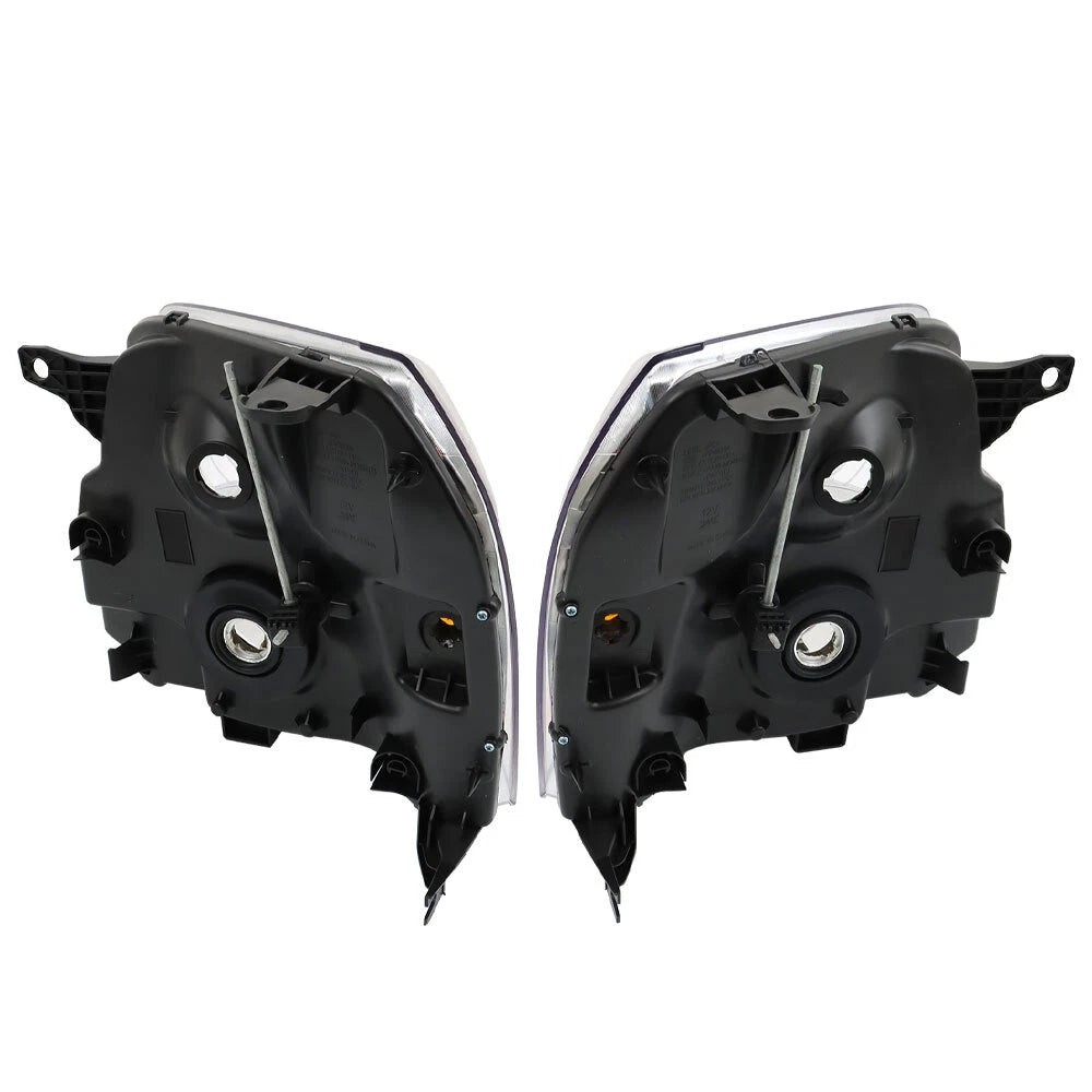 Set of 2 Halogen Chrome Headlights for GMC Yukon Denali XL1500 2500 (2007–2014)