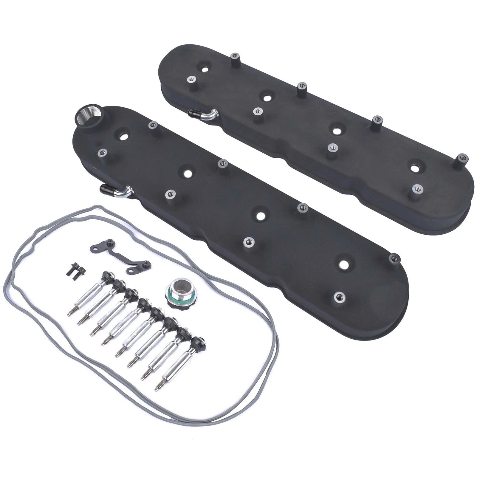 Tall Black Cast Aluminum Valve Covers for LS1 LS2 LS3