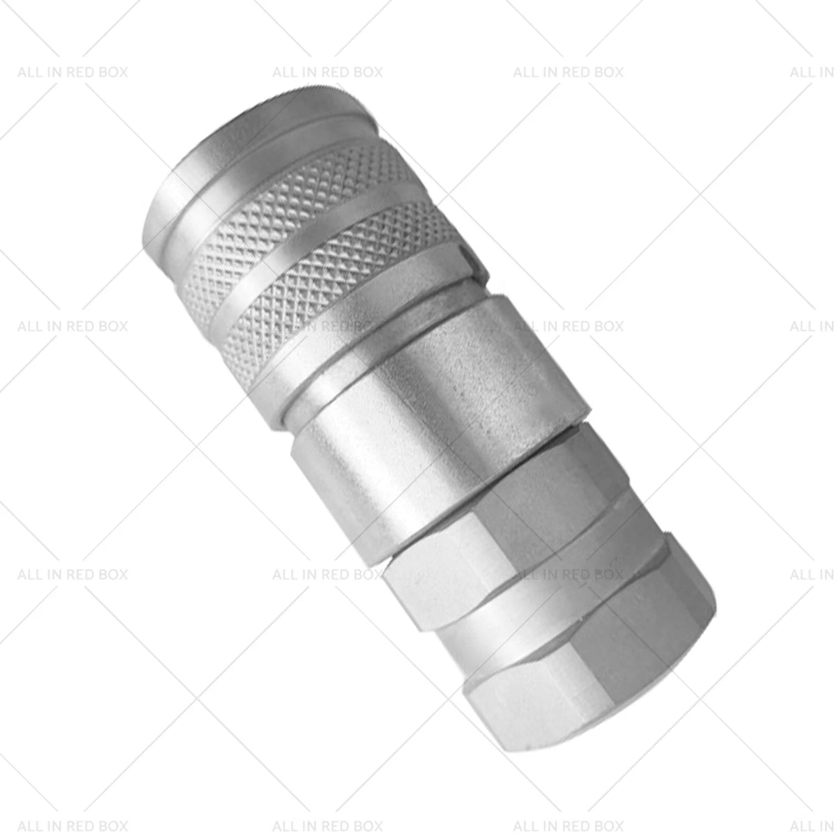 Hydraulic Female Flat Faced Coupler 1/2" Body 3/4" SAE Thread for