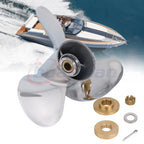 Outboard Propeller 13.9 x 21 for Yamaha 50-115HP (Stainless, Hardware Kits)
