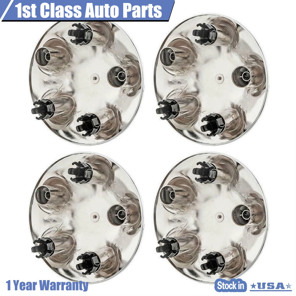 Set of 4 Chrome Wheel Center Hub Caps for Ford F-150 (2000–2004) 909034