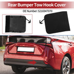 Rear Tow Hook Cover Cap for Toyota Prius (2021–2022) No. 5216947070 Black