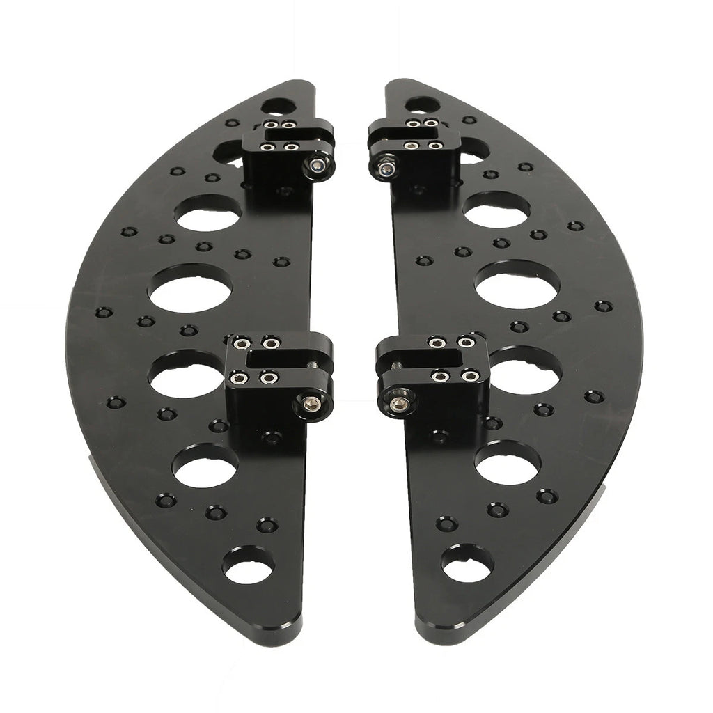 Front Driver Half Moon Footboard for Harley Electra Street Road Glide (1986–Up)